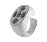 Wireless Remote Control Page Turner | Remote Control For Cell Phone | Portable Wireless Button Clicker | Scrolling Rings Rechargeable Camera Remote For Phones Tablets