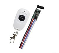 Wireless Remote Control Switch 433MHz For Relay Module for Lamps and Lights with Mini Receiver and Transmitter, Compatible with Home Garden Stage