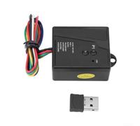 Wireless Remote Control Switch 433Mhz RF Receiver 2 Relay Module for Automatic Gate Opener Electric Curtain Garage Door Bolt 12V(A)