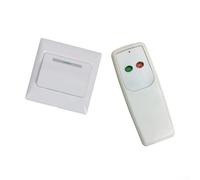 Wireless Remote Control Switch 86 Type for Smart Home Lighting, Wireless Wall Switch with 1/2/3 Channels, Compatible with LED and Incandescent Bulbs, AC220V, Range 80 m, White (Route 1)