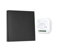 Wireless Remote Control Switch, Effortless Battery-Free Light Control, Self-Generating No Wiring Required for Home Wall Panel Lighting(1-1)