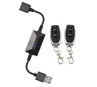 Wireless Remote Control Switch for 3 6V 24V LED Strip Lighting with USB Connection and Learning Function (B)