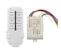 Wireless Remote Control Switch Kit 3 Way On Off Function for Smart Home Automation Lighting and Appliance Control