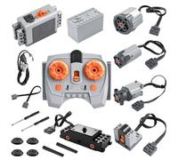 Wireless Remote Control Train Motor Set with Battery Box & Receiver for DIY Model Railways and Creative Construction Projects