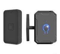 Wireless Remote Light Switch for Home Use RF433 Technology No Wiring Required for Easy Operation with Compact Design and Long Battery Life (Black * 1 + 1)