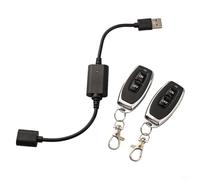 Wireless Remote Power Switch Compatible with DC 5V Devices like LED Strips and Small Fans (P30-2)