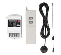 Wireless Remote Switch 1 Phase AC 30A 3.5 KW RF Controller with 5000m Long Range Compatible with Water Pump Motor Garage Door Light and Agricultural Equipment (AC220V)