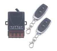 Wireless Remote Switch,95V/110V/120V/220V/250V 30A Relay Pump Light Industrial switches Remote Control Switch for Electrical Equipment Motors Farm Irrigation Pond Aerator (2X Controller 433Mhz)