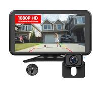 Wireless Reversing Camera 1080P: HD Night Vision Reversing Camera Wireless, 4.8" Monitor Support 2 Reverse Cameras Stable Signal, IP69K Waterproof Foxpark Reversing Camera Kit for Van Car SUV Trailer