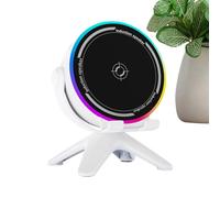 Wireless RGB Speaker - Near Field Communication Audio Station, Single Vibrant Light for Desktop Entertainment, Media Supply, for Kitchen, Dorm and Living Room Furniture