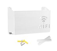 Wireless Router Storage Box Wifi Router Shelf Wall Mounted Plug Board Bracket Cable Storage Organizer Box Home Decor