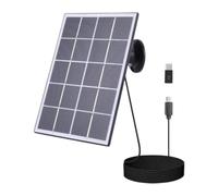 Wireless Safety Camera Charger - 10W IP65 Waterproof A-Grade Solar Panel, 360° Adjustable Mounting Bracket, 3-Meter Type-C USB Cord, Energy Conservation Tool | Outdoor Rechargeable Battery Monitoring