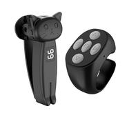 Wireless Screen Clicker - Compact Remote Page Turner With Ergonomic Control, Quick Response Extender Hands-Free Use | For Tablet, E-Reader, Music Sheet, Presentation, Office Desk, Classroom, Home