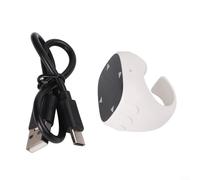 Wireless Scrolling Ring, 3-Pack for Shorts Video Touch Control Remote with Mute and Shutter Function Foldable Compact Design for Content Creators(Black)