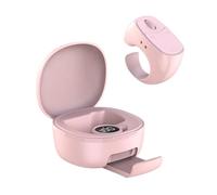 Wireless Scrolling Ring with Mute Design and Touch Control for Smooth User Interaction (Pink)