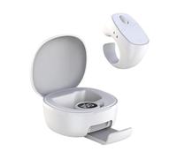 Wireless Scrolling Ring with Mute Design and Touch Control for Smooth User Interaction (White)