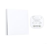 Wireless Self-Generating Remote Control Switch, Battery-Free Light Controller for Indoor & Outdoor Use, Waterproof ABS Housing, Install for Lighting(1-1)