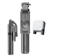 Wireless Selfie Stick - Travel Wireless Portable Retractable Live Photo Floor Small Tripod - 360 Degree Rotatable Mobile Phone Fill Light Selfie Stick, For Live Streaming