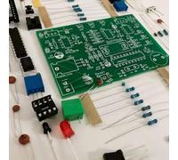 Wireless Sensing Tunnel Rail Circuit, Infrared Height Limit Detection DIY Kit with Sound Light Alarm, 85x60mm PCB Educational Module for Train Layouts