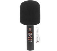 Wireless Singing Handheld Built-in Microphone and Mic Speaker Portable for Compact and Sturdy Design with Abs and Sponge Material Black Colour 1000-1200mah Ktv Outdoor Use