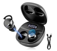 Wireless Sleep Earbuds for Side Sleepers,Ultra Mini Bluetooth 5.4 Headphones In Ear with Smart Touch,30H Hi-Fi Stereo 3D Noise Cancelling Sleep Earphones,IP7 Waterproof for Travel Insomnia Relaxation