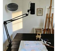 Wireless Smart Art Projector with Wifi & Bluetooth, 2 Meter Large Projection Screen, 640×480 Hd Image, Phone Tablet Pc Compatible for Painting, Sketching & Crafts Machine+Base