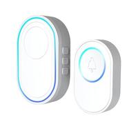 Wireless Smart Chime, Entry Alarm Notification, Door Welcome System with Sensor Build, Motion Security Device, Alert Receiver with Plug Style, Business Tracker for Home & Store 3.54x2.24x1.77 Inches