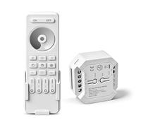 Wireless Smart Switch & Remote Control Kit, AC 100-240V LED Dimmer Module for Dimmable LED Bulbs, Incandescent & Halogen Lamps, LED Driver, Indoor Home Lighting Control for Living Room Bedroom