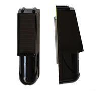 Wireless Solar Infrared Sensor with Dual Beam Technology for Alarm Systems, Waterproof up to 200m Range, Adjustable Detection Distance
