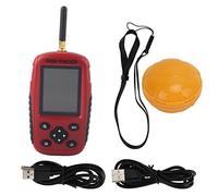 Wireless Sonar Fish Finder with Handheld LCD Display, 0.8-50m Depth Range, 125KHz Sonar Frequency, Portable Wireless Sensor Ball for Water Depth and Fish Position Detection