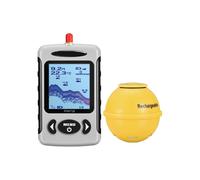Wireless Sonar Portable Fish Finder Sensor Echo Sounder Alarm River Lake Sea Bed Live 135ft/45M US Plug