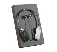 Wireless Sound Card Earphones for Audio Editing Singing with Extra Long Cable TF Card Mode in-Ear Monitor 17cm Black(Black)
