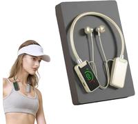 Wireless sound card live broadcast headset, sound card headset with display, ultra-long battery life and high-power Bluetooth headset, wireless neckband Bluetooth headset