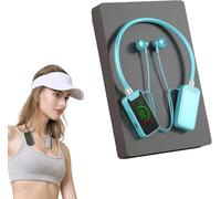 Wireless sound card live broadcast headset, sound card headset with display, ultra-long battery life and high-power Bluetooth headset, wireless neckband Bluetooth headset