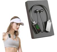 Wireless sound card live broadcast headset, sound card headset with display, ultra-long battery life and high-power Bluetooth headset, wireless neckband Bluetooth headset