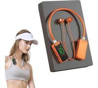 Wireless sound card live broadcast headset, sound card headset with display, ultra-long battery life and high-power Bluetooth headset, wireless neckband Bluetooth headset