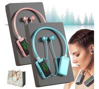 Wireless Sound Card Live Streaming Earphones, Waterproof Wireless Neckband Bluetooth Headphones with Display - Sound Card Headset, Sound Card Live Broadcasting and Audio Editing Earphones (2pcs-3)