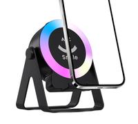 Wireless Speaker, Induction Audio Amplifier, 4.29x3.5x5.2 Inches, Light Sound Booster, Music Playback Device with Portable Compact Design, 4-In-1 Loud Speaker Feature for Home, Office, Bedroom, Travel