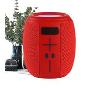 Wireless Speakers - Stereo Sound with RGB Light | Loud Stereo Sound Small Speaker - for Home Bedroom Living Room Beach Camping Travel Party Christmas Stocking Stuffers