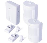 Wireless Split Doorbell Alarm System With Infrared Motion Detection Sensor, Suitable For Doors, Windows, And Outdoor Areas With Sound And Light Alerts