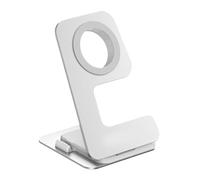 Wireless Stand Charger - Foldable Compatible for Fast Charging Watch | Certified Adaptive Station with Dock Chargers, Cable & a USB Converter, Cable Converted for Stands, Black Silver