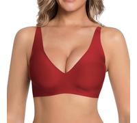 Wireless Sunny Bee Jelly Bras for Women UK Plus Size Seamless Deep V Push up Leopard Bra Lift Supportive Full Coverage No Underwire Plunge Bralette Comfy Adjustable Straps Women's Everyday Sports Bra