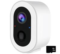 Wireless Surveillance Camera For Outdoor And Indoor Use, Battery-Powered With Hd Night Vision, Pir Motion Detection, Two-Way Audio, Compatible With Android & Ios, Ip65 Water & Dustproof