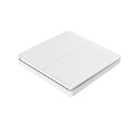 Wireless Switch Set - Wireless Wall Switch Light Switch with Receiver - 30 m Range Wireless Kinetic Battery-Free 230 V 10 A | 2 Switches
