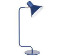 Beliani Desk Lamp RIMAVA Adjustable Metal Blue, Blue