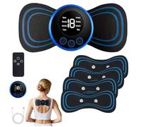 Wireless TENS Machine for Pain Relief, Muscle & Nerve Stimulator with 8 Modes, 19 Levels, 3 Reusable Gel Pads, Rechargeable TENS Unit for Neck, Shoulder, Back, Knee, Body Muscle Pain Relief
