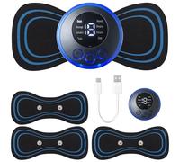 Wireless Tens Machine for Pain Relief, Wireless Tens Machine, Nerve Muscle Stimulator for Pain Relie, with 8 Adjustable Modes, 19 Level Intensity and 3 Pads, for Back, Neck, Shoulder, Knee, Body