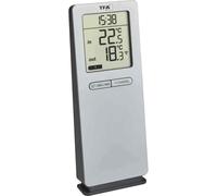 Wireless Thermometer LOGOneo -40 To +60°C Battery Operated, Color Silver
