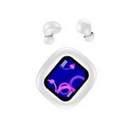Wireless Touch Screen Invisible Mini Active Noise Cancelling Earbuds with Portable Bluetooth 5.4 Speaker Invisible ANC Earphones for Small Ears TWS Bluetooth In Ear Small Headphones with Screen