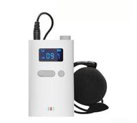 Wireless Tour Guide System, 2.4G Audio Transmitter Receiver 100-150M Range With Microphone For Tours Conferences Meetings Educational(White receiver)